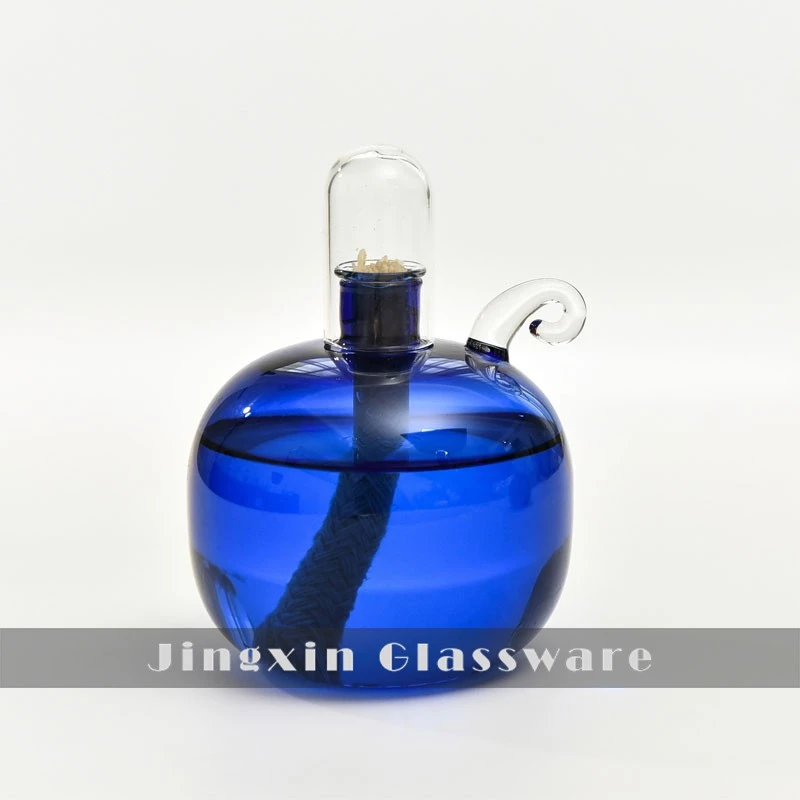 Colored Glass Oil Lamp best