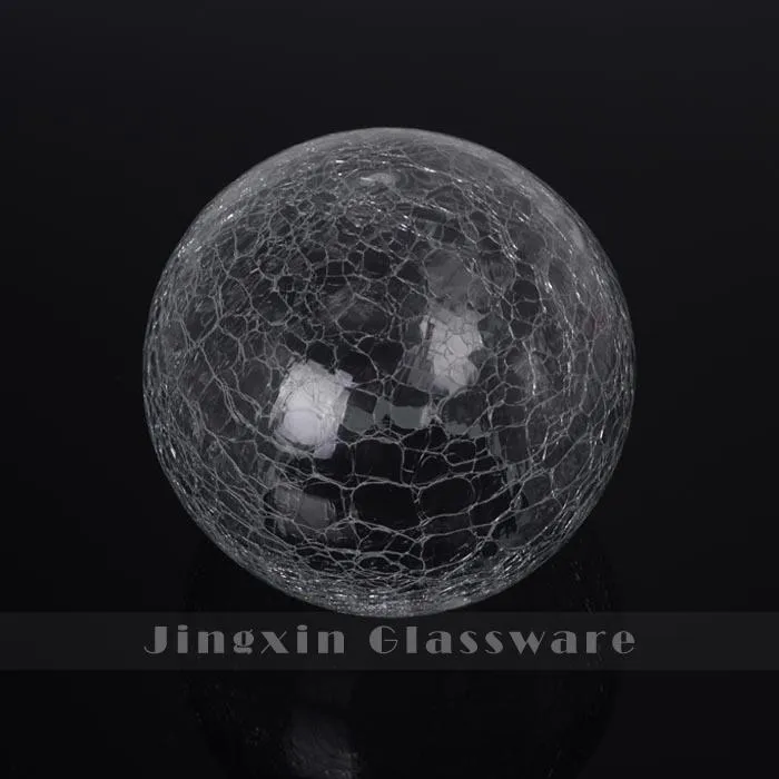 Crackle Glass Globe Ball Shade For Solar Garden Light