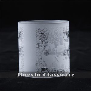 Витравлене боросилікатне скло Циліндрова лампа відтінку