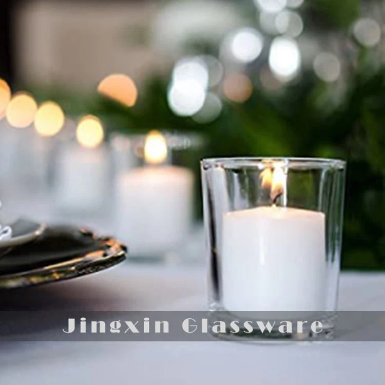 Скляний свічник